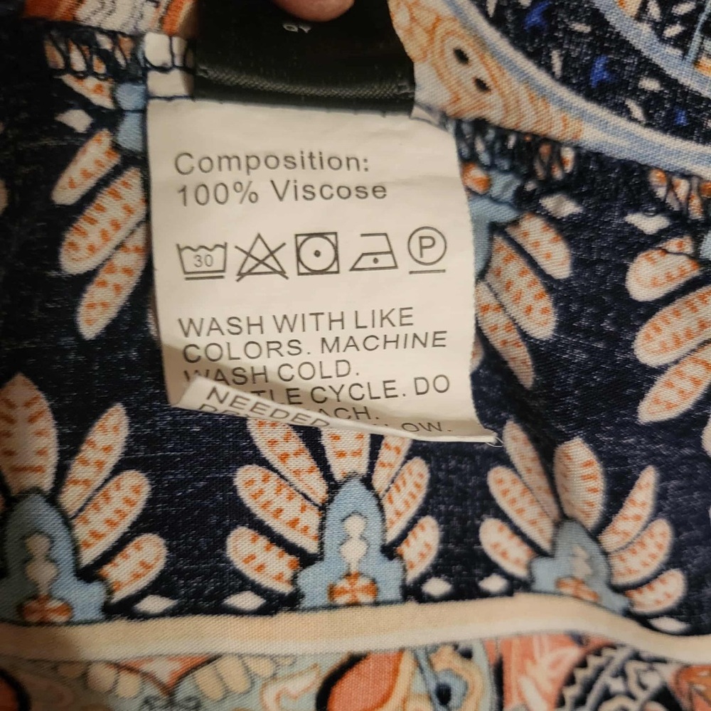 SHEIN Multicolor Paisley Kimono - Picture 3 of 5